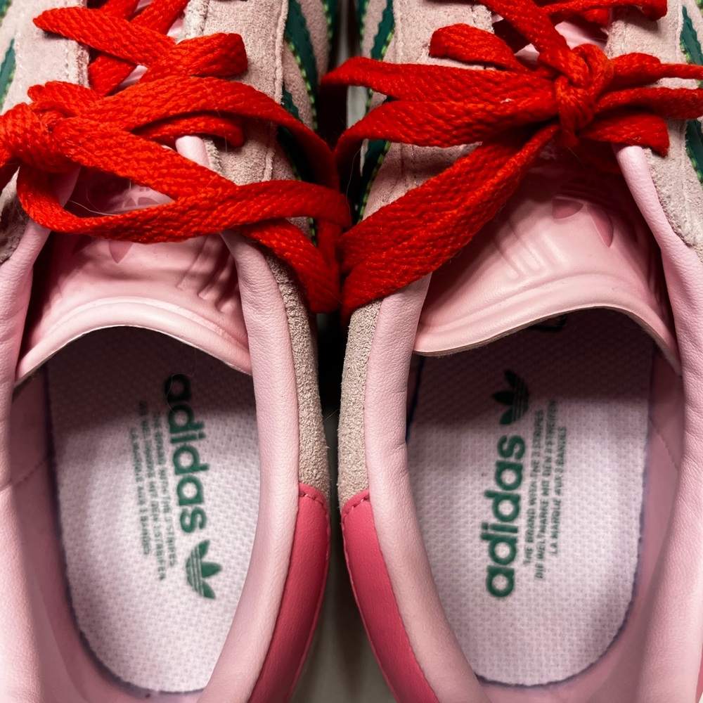 ADIDAS Clear Pink/Court Green/Bliss‎ Pink Gazelle Sneakers - Picture 5 of 7